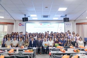 LỄ CHIA TAY GIẢNG ĐƯỜNG DÀNH CHO SINH VIÊN CỬ NHÂN KHÓA 61 CHƯƠNG TRÌNH KINH DOANH QUỐC TẾ THEO MÔ HÌNH TIÊN TIẾN NHẬT BẢN (JIB) VÀ CHƯƠNG TRÌNH KINH DOANH SỐ (DB) | SET SAIL – VỮNG TAY LÁI, VƯƠN RA BIỂN LỚN